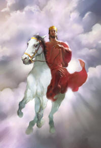 Yesus di atas kuda putih